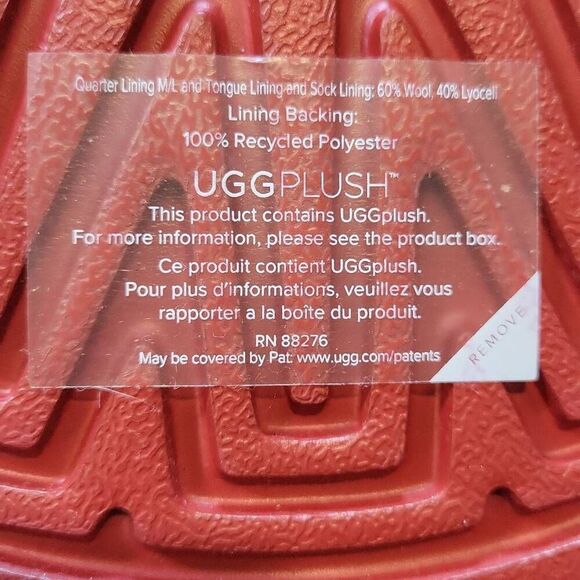 UGG Men's Neumel LTA Chukka Boots Samba Red Quilted Size 8 - Picture 9 of 9